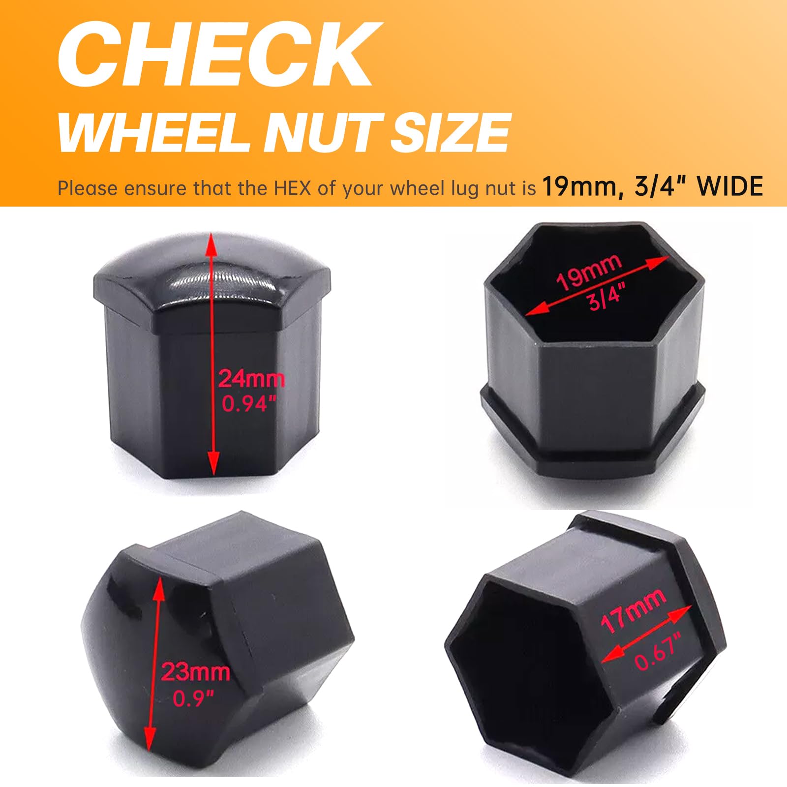 Dorman 611-620 Wheel Nut Cover | 10081N 559202 9593028 9593228