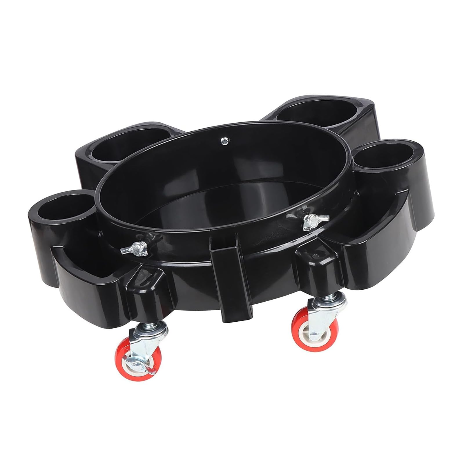 5Gal Professional Car Wash Bucket with Rotating & Locking Casters, Heavy-Duty Detailing Dollies Detailing