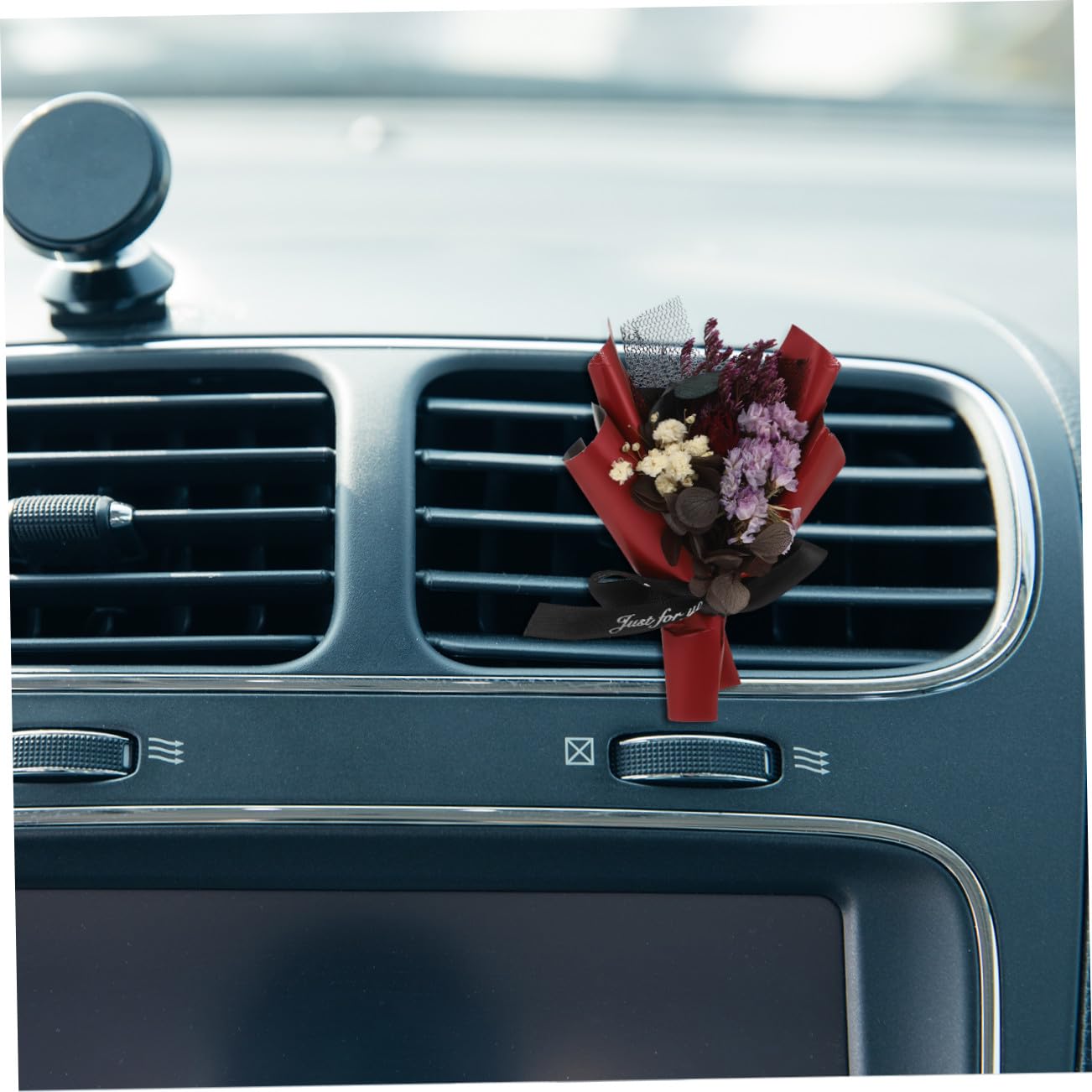 SUPVOX 4pezzi Clip Per Auto Fiore Decorativo Diffusore Unico Per Aria Per Interni Auto e Domestici Design Resistente e Facile Da Installare