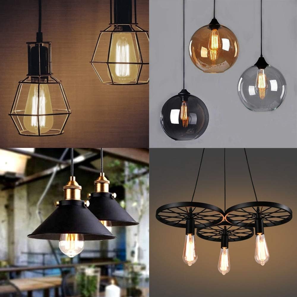 Soft White LED Vintage Filament Bulbs, Pack of 6
