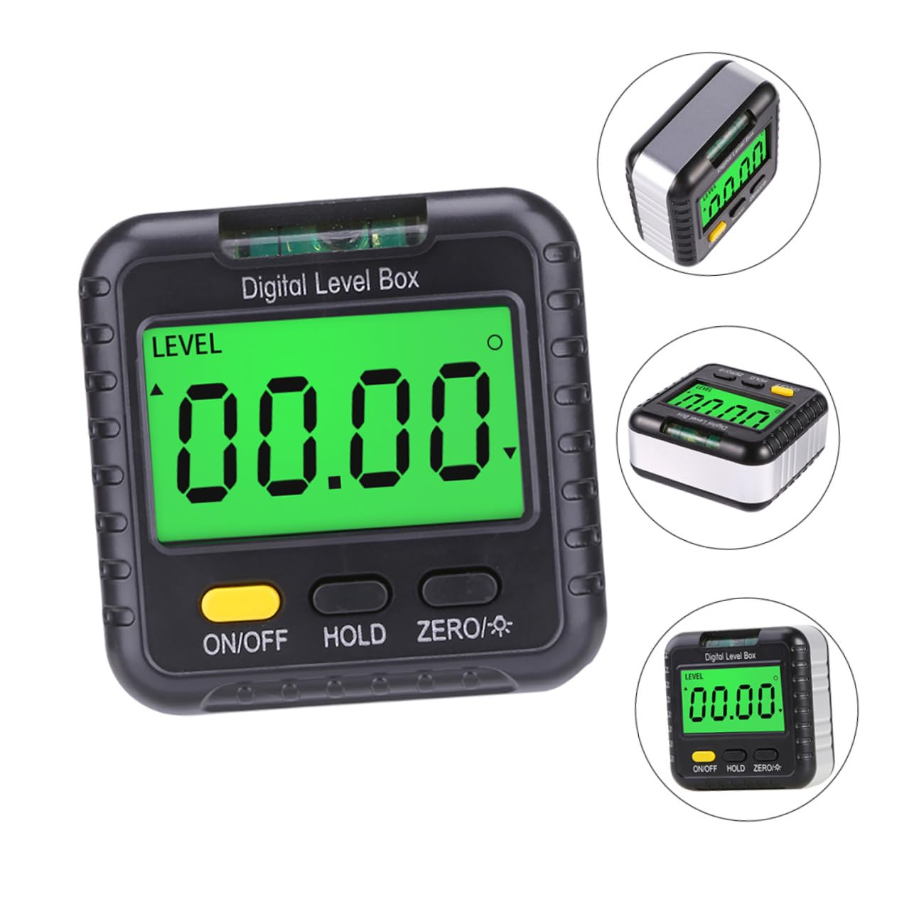 DOITOOL Box Spirit Level Inclinometer Digital Mini Level Angle Finder Level Digital Level Locator Battery