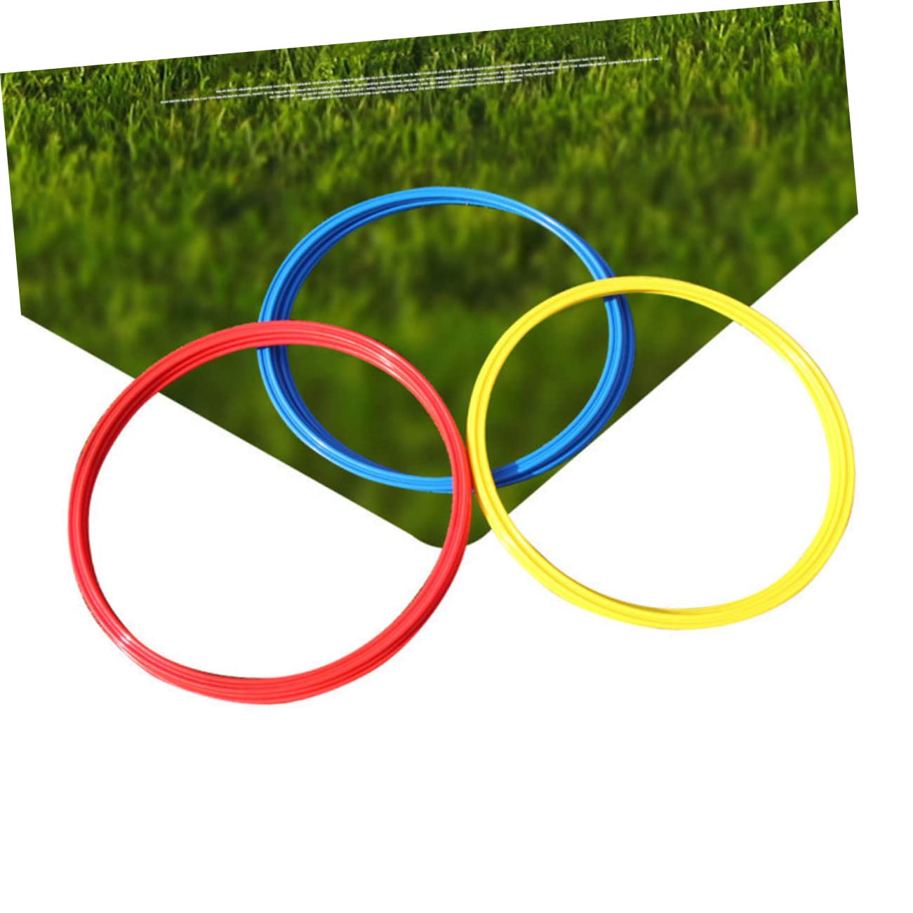 BESPORTBLE 6Pcs Scala di Calcio Anelli di Agilità di Calcio Anelli di Allenamento di Calcio Anelli di Agilità di Calcio Anelli di Agilità di Calcio Anelli di Allenamento di Calcio Anelli di