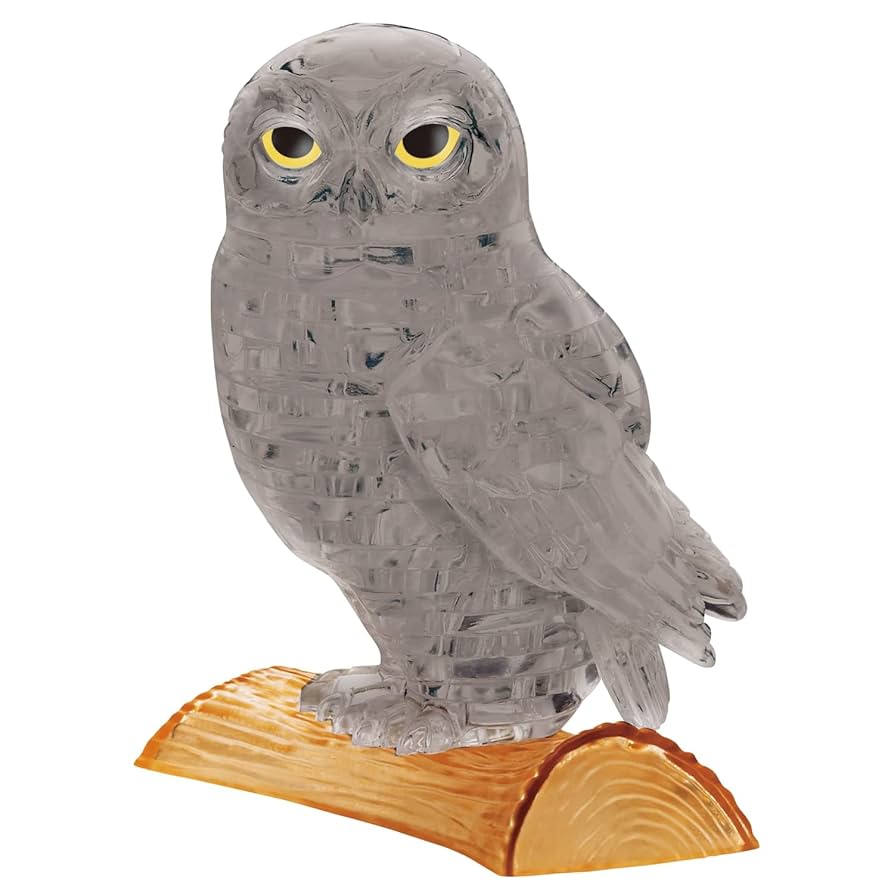 Amazon | BePuzzled フクロウ オリジナル 3D クリスタルパズル