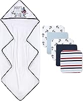 Vista 40 de Juego de toallas y paños con capucha para bebés, niños y niñas de 6 a 12 meses (sirena de mamá)