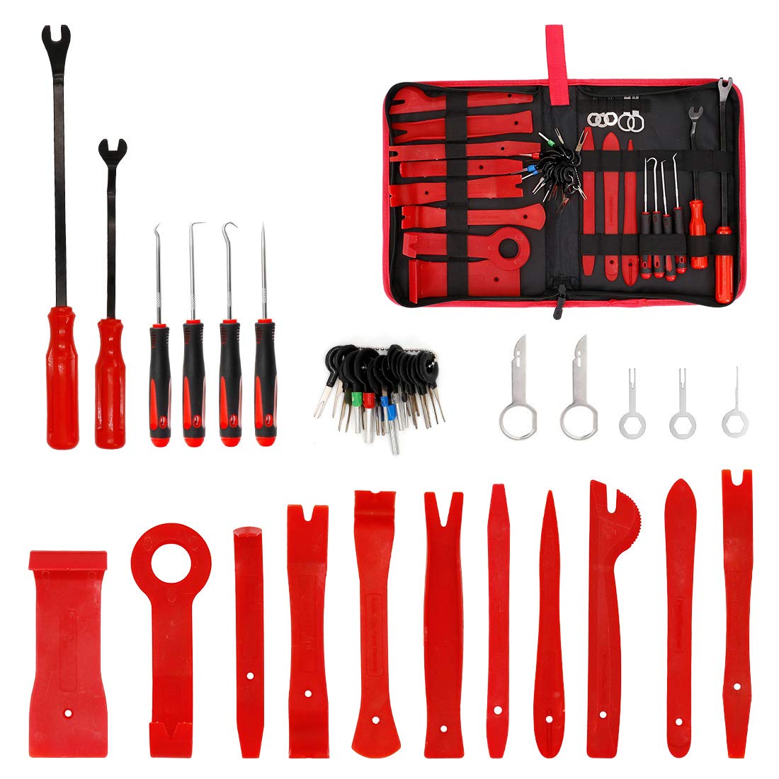 12 PCS Auto Trim Removal Tool Kit With Storage Bag, Plastic