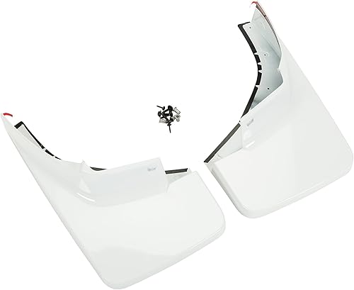 GM Accessories 22902392 Protectores contra salpicaduras moldeados delanteros en Summit White