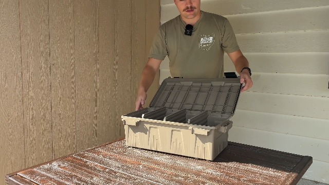 Amazon.com: MTM Divided Ammo Crate Utility Box : Sports & Outdoors
