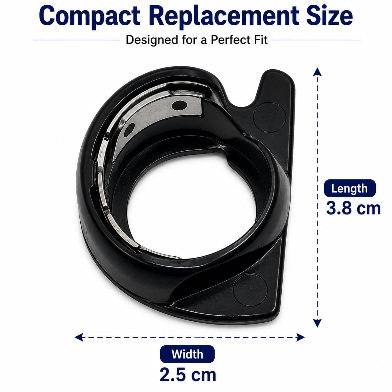 Zenith Bobbin case Black Color for Singer Rotomatic Sewing Machines. Black — Amazon image 3