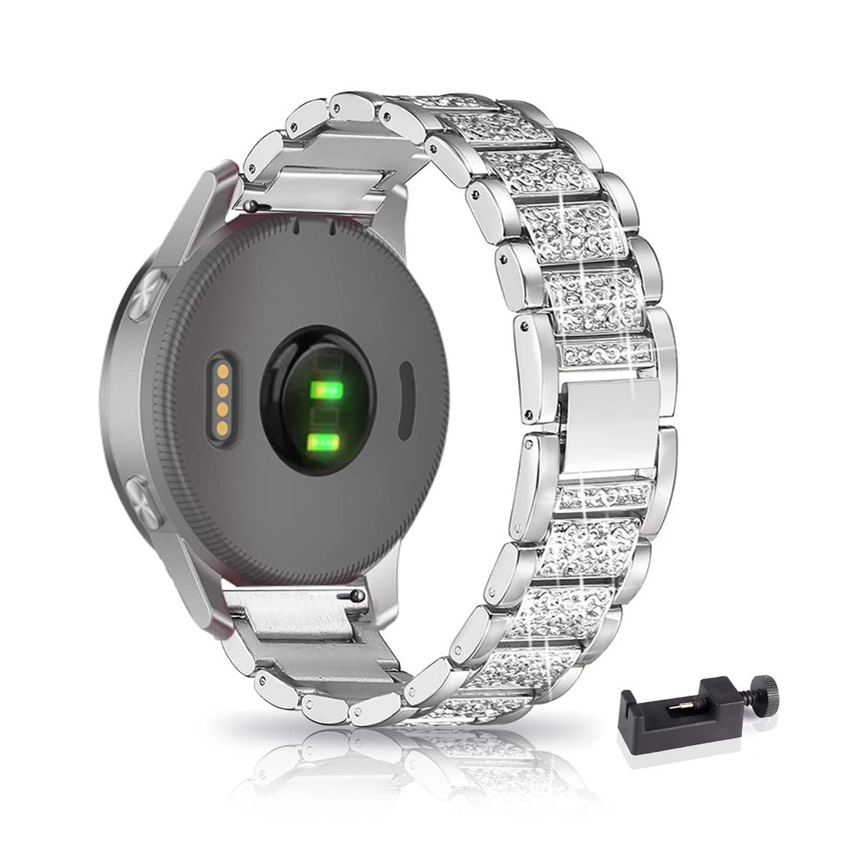 20 Mm Metallarmband Für Garmin-Uhren – Stylisch, Magnetisch, Schnell Wechselbar