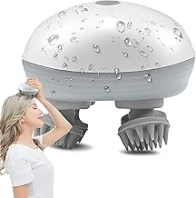 Electric Head & Scalp Massager – Rechargeable Handheld Massager with 3 Speeds | Hair Growth, Deep Clean & Stress Relief