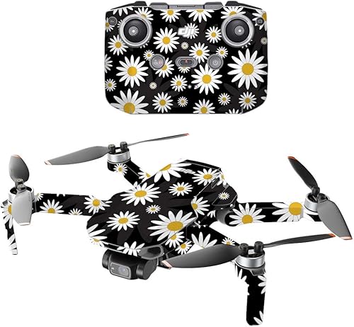 MightySkins - Compatible con DJI Mini 2 Dron portátil - Margaritas  Funda protectora de vinilo duradera y única  Fácil de aplicar, quitar y cambiar