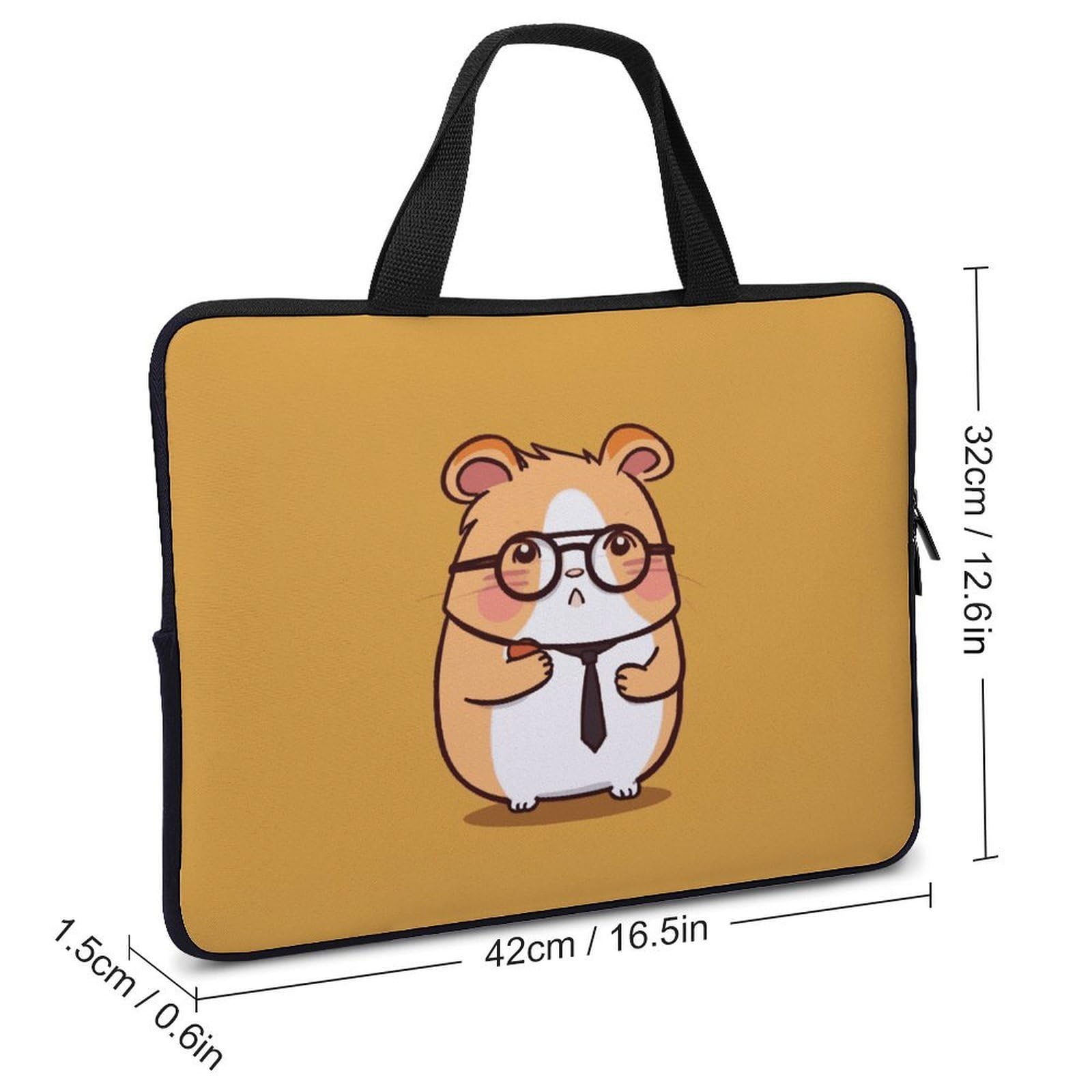 Custodia per computer portatile da 17", ultra sottile, leggera e impermeabile, in neoprene resistente, con cinghia da polso