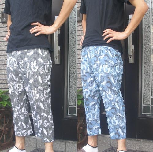 Amazon ノーブランド品 和柄友禅風 おしゃれステテコ シャレテコ メンズ 吸汗速乾 綿ボイル Ll グレー ズボン下 ステテコ 通販