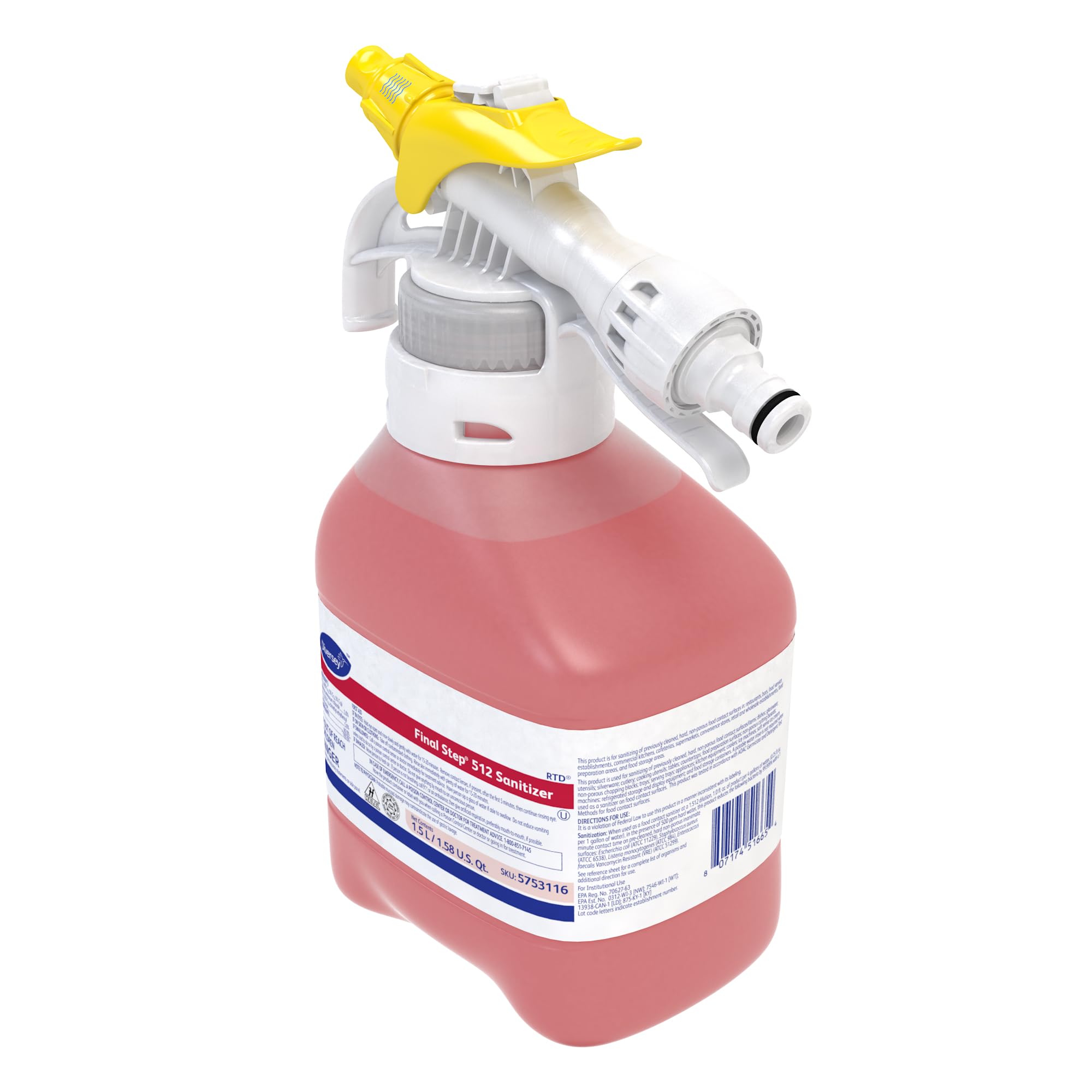 Amazon.com: Diversey 5753116 Final Step 512 Sanitizer