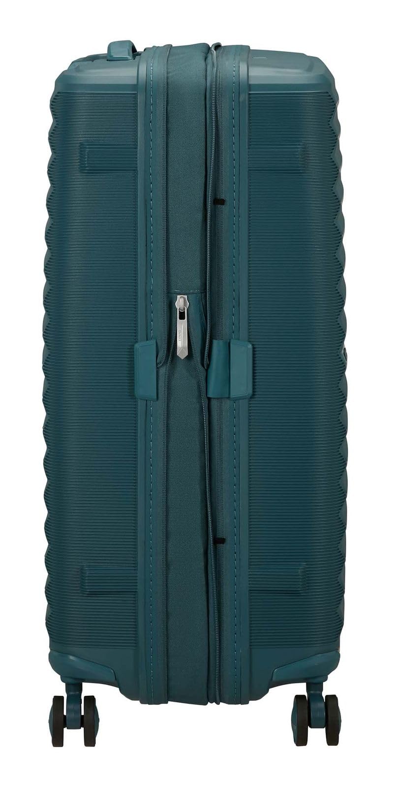 American Tourister carrello Fastforward Spinner 68/25 TSA EXP Trolley Totally Teal petrolio