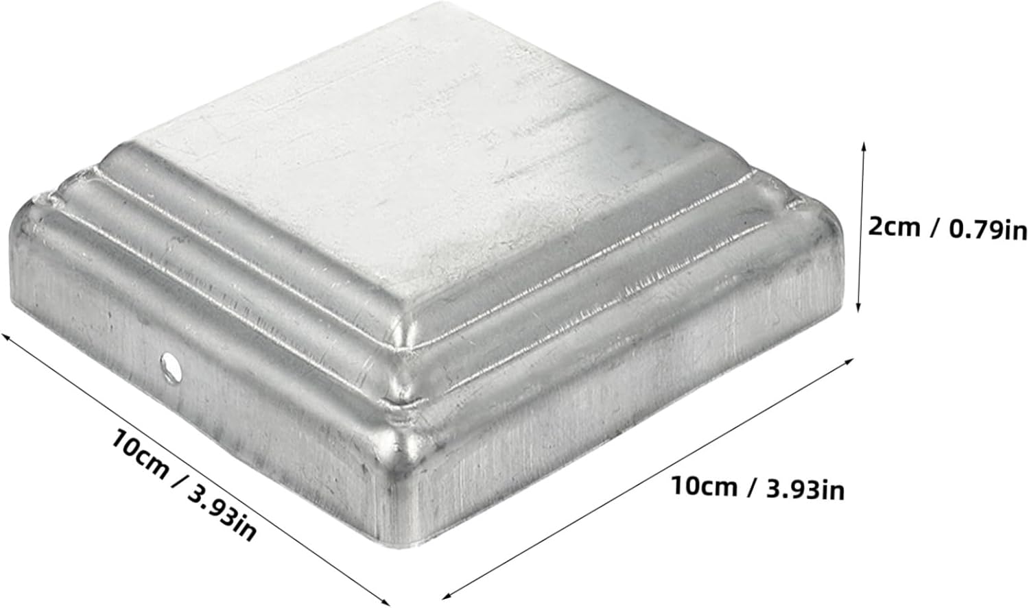 10pcs Square Post Cap Fence Post Covers Decorative Railing Toppers for Outdoor Protective Stylish Fence Caps