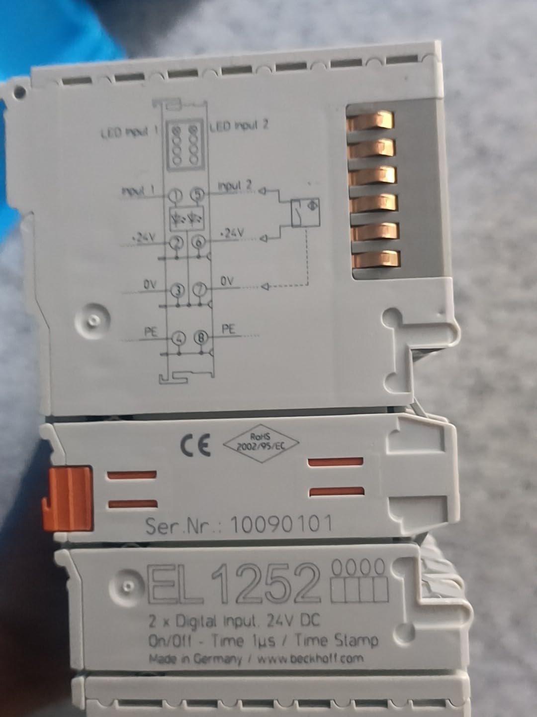 EL1252(2 Pcs Used) Remaining unutilized Spare Parts for Projects