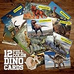 XXTOYS Dino Egg Dig Kit for Kids - Jumbo Dinosaur Egg with 12 Dinosaur Toys, Educational Science Digging Kit for Boys and Girls Ages 5-7, Learning Set for Kids, Great Gift for 5-Year-Old Boys