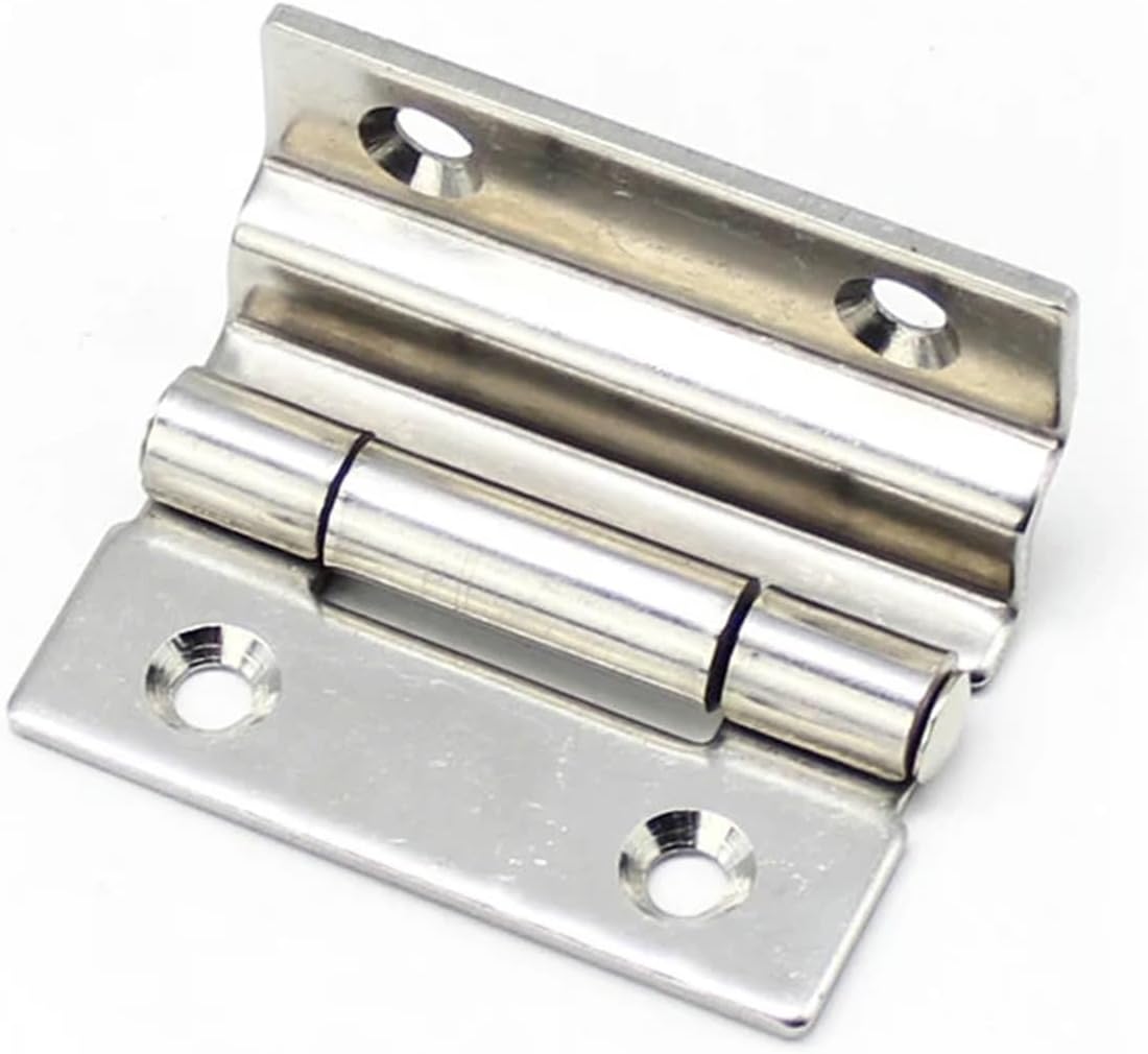 Right Angle Bending Hinge Stainless Steel for Industrial Equipment Cabinet Door Hinges 1Pcs