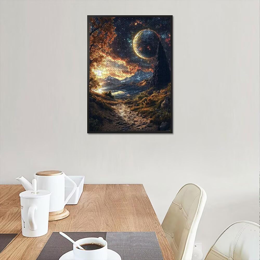 Puzzle 3000 Pezzi, Pianeta Tramonto 3D Puzzle per Adulti Impegnativo, Educa Puzzles Artistico, Divertente E Stimolante Puzzles Decorativo per La Famiglia, Regalo e Decorazione Pareti DX0YL6-959
