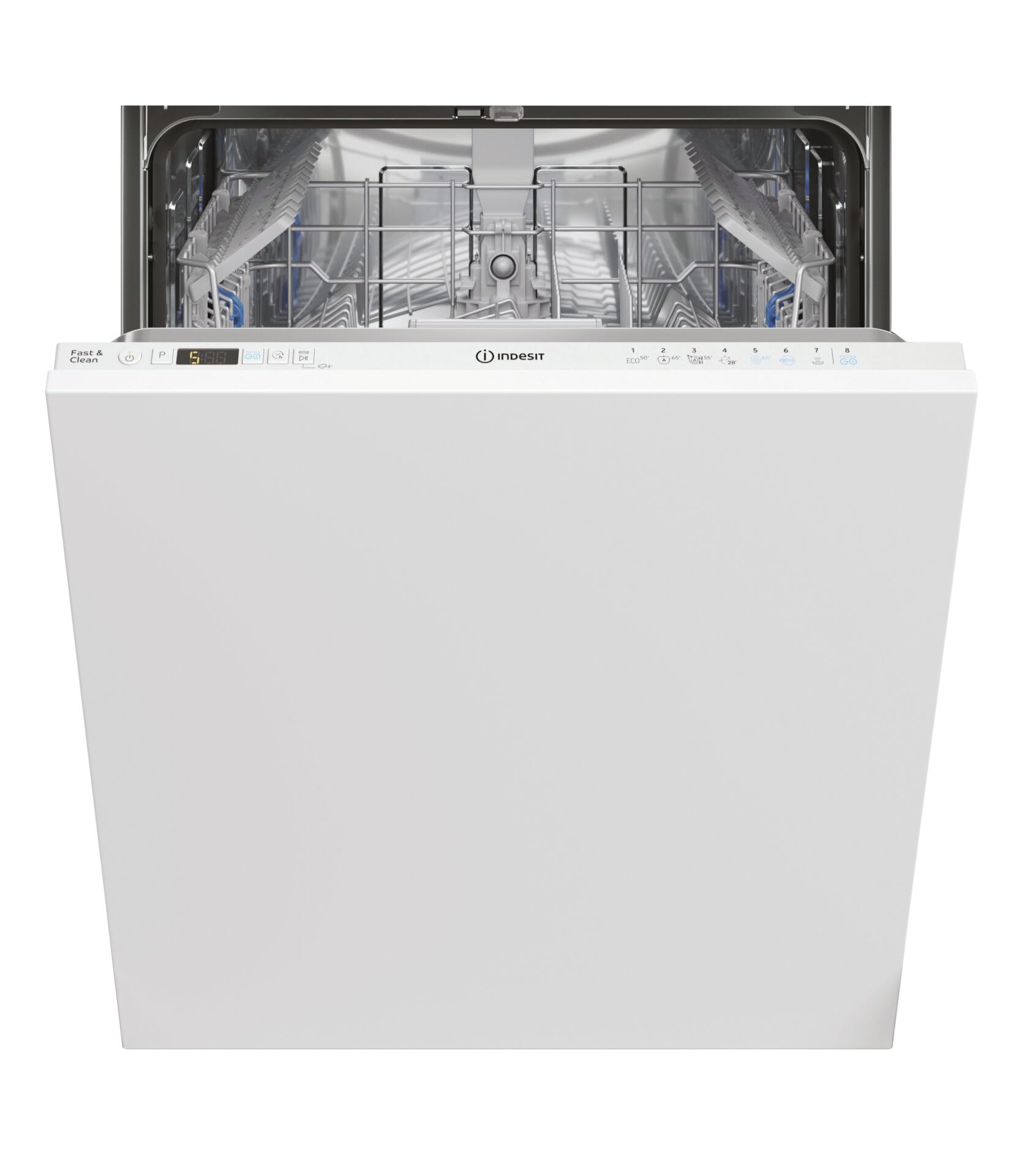 Lavastoviglie A Incasso I3ID534A A Scomparsa Totale, 60 Cm, 14 Coperti, 8 Programmi, 44 dB, Partenza Ritardata, Classe D