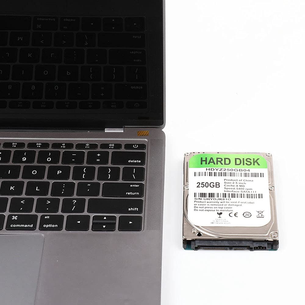 250G HDD 2.5 Pulgada Unidad de Disco Duro para Computadora PortáTil SATA 3.0 5400-7200Rpm Disco Duro para Computadora PortáTil