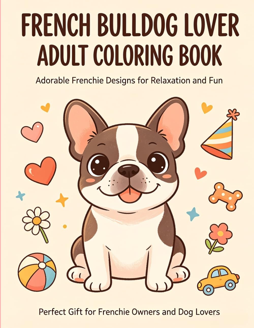 French Bulldog Lover Coloring Book: Adorable Frenchie Designs for Relaxation and Fun: Cute Poses, Funny Scenes and Beautiful Patterns | Perfect Gift for Frenchie Owners and Dog Lovers