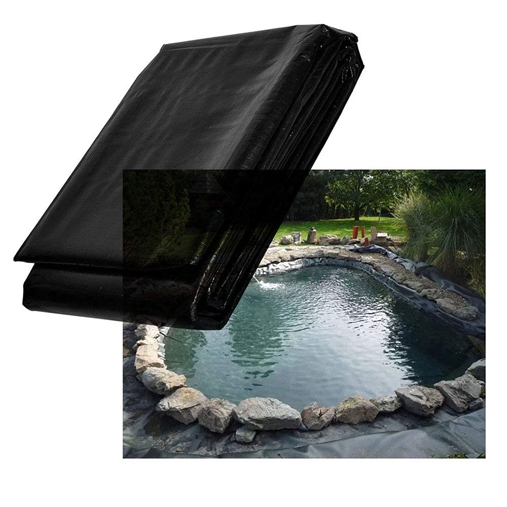 Rivestimento per laghetto in gomma ad alte prestazioni, 3 x 3 m e 4 x 4 m, resistente, per giardini acquatici, fontane e piante acquatiche, ideale per laghetti da cortile (dimensioni: 3 x 7 m)