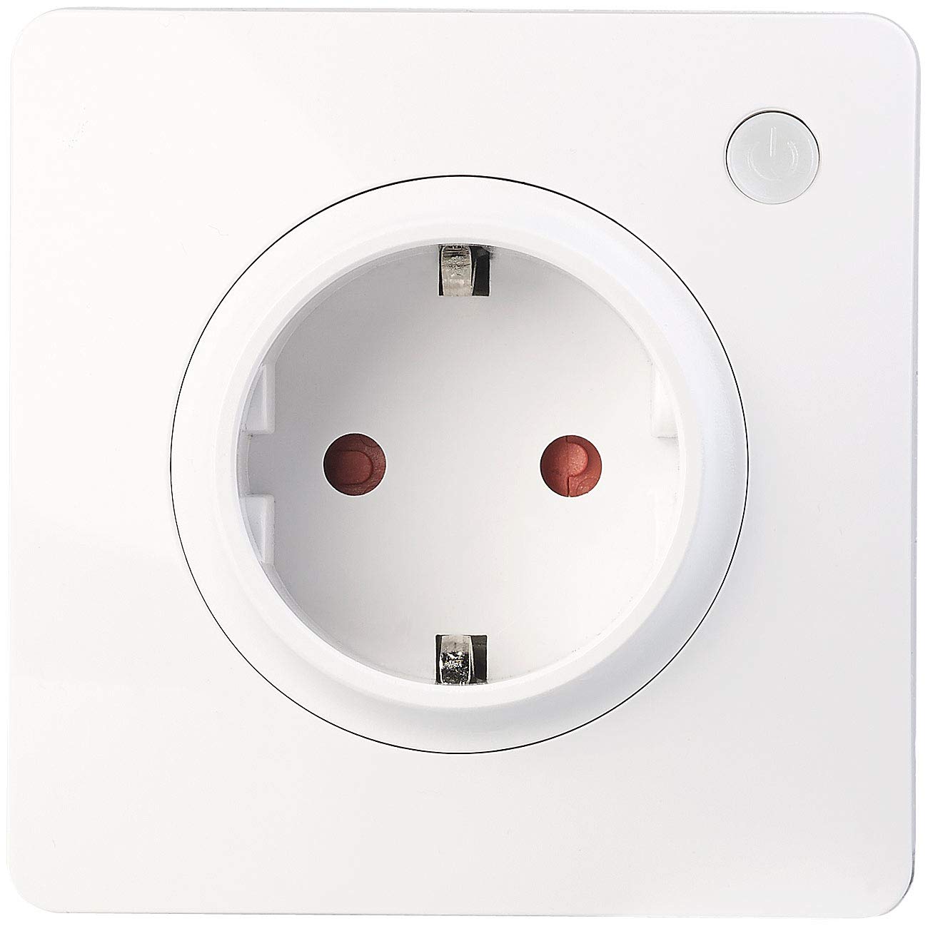 Luminea Home Control WiFi-Steckdosen Alexa: 2er-Set WLAN-Unterputz-Steckdosen, kompatibel mit Amazon Alexa (WLAN Unterputz-Steckdose mit App, Alexa Einbausteckdose, Programmierbare)