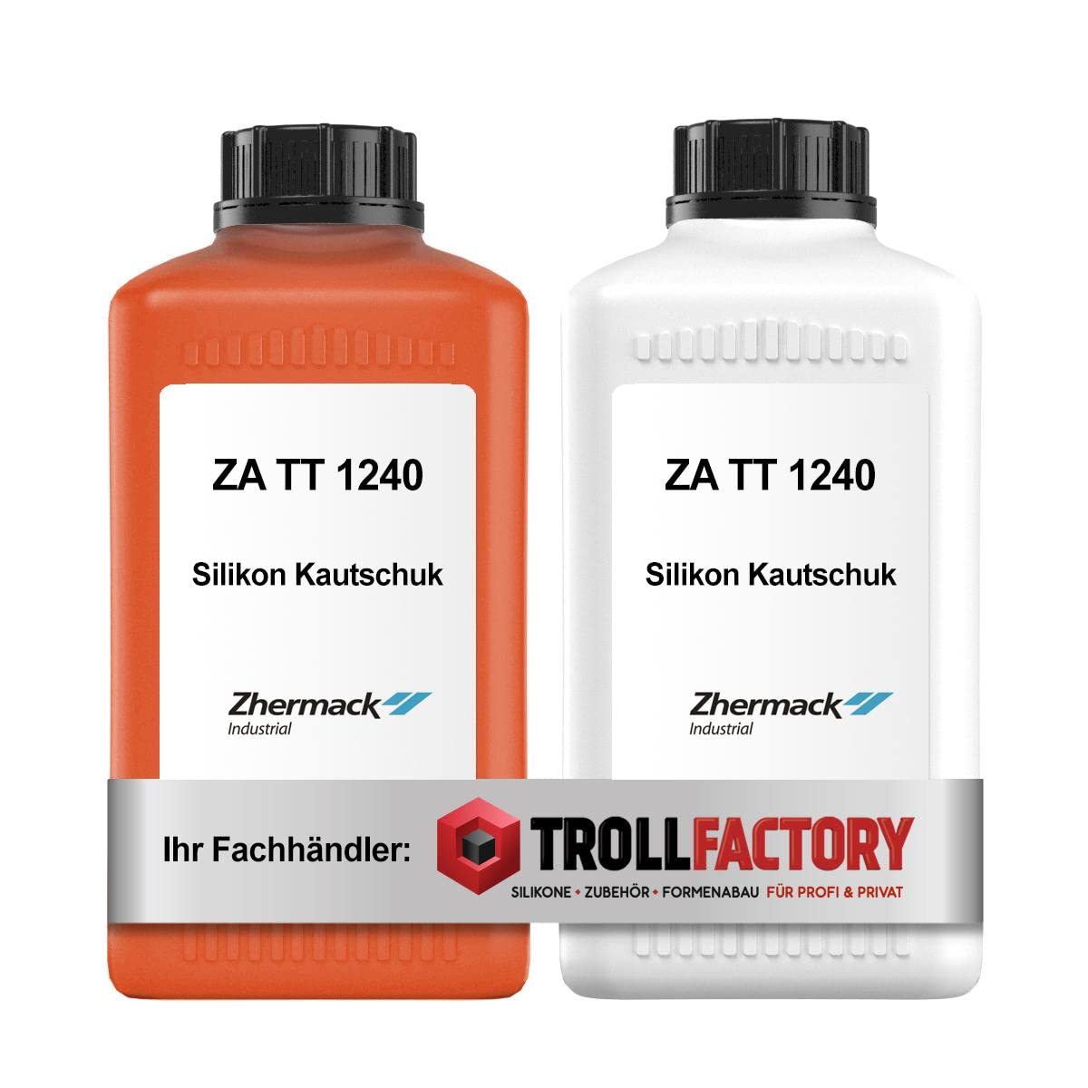 Goma de silicona ZA TT 1240 Shore 12 – Tamaño: 2 kg (2 x 1 kg)