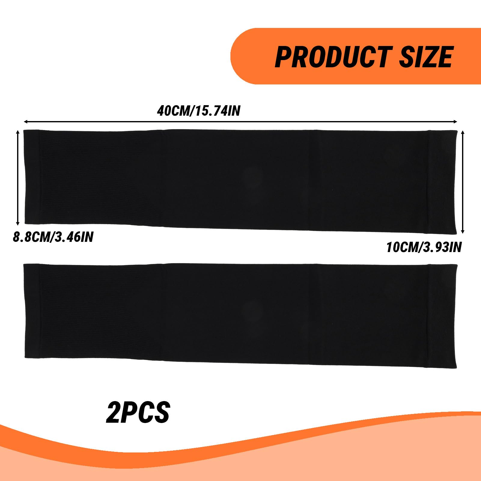 Manchette Anti UV,Noir,Manchette Respirante Rafraîchissante UPF50+ Protection Solaire pour Bras Homme et Femme,Antidérapante,Séchage Rapide,Compression Légère pour Cyclisme Randonnée Golf