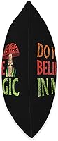 Vista 2 de Funny Mushroom Hunter Shirts & Mycology Gifts Do You Believe in Magic - Almohada divertida de hongos, 16 x 16 pulgadas, multicolor