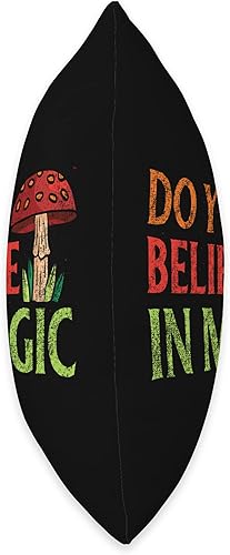 Miniatura 2 de Funny Mushroom Hunter Shirts & Mycology Gifts Do You Believe in Magic - Almohada divertida de hongos, 16 x 16 pulgadas, multicolor