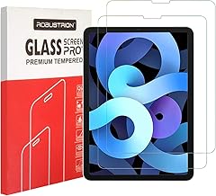 Robustrion Pack of 2 Tempered Glass Screen Protector for iPad Air 4 10.9 inch/iPad Pro 11 inch 2018 and 2020 and 2021