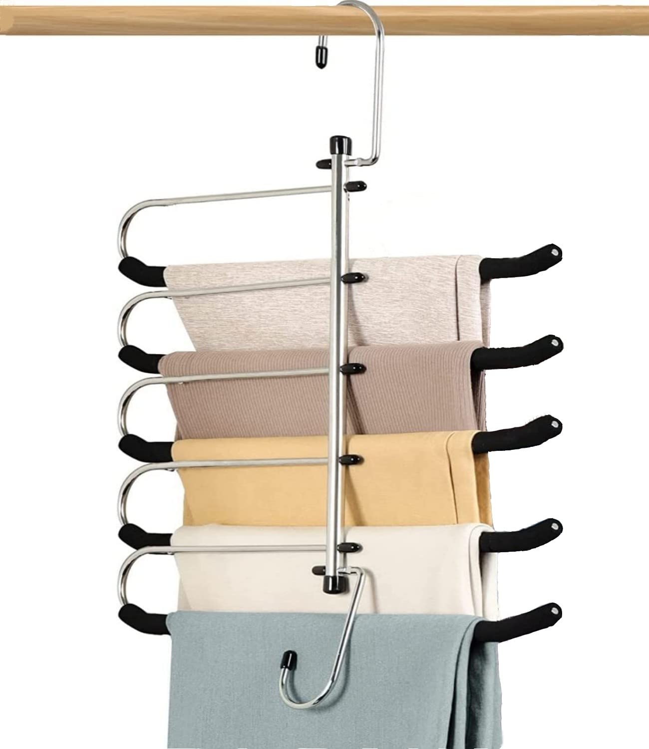 ズボンハンガー スラックスハンガー ハンガー ズボン掛け 省スペース 収納 ナイスデイ ユクスス ズボンハンガー 生活に馴染む スラックスハンガー