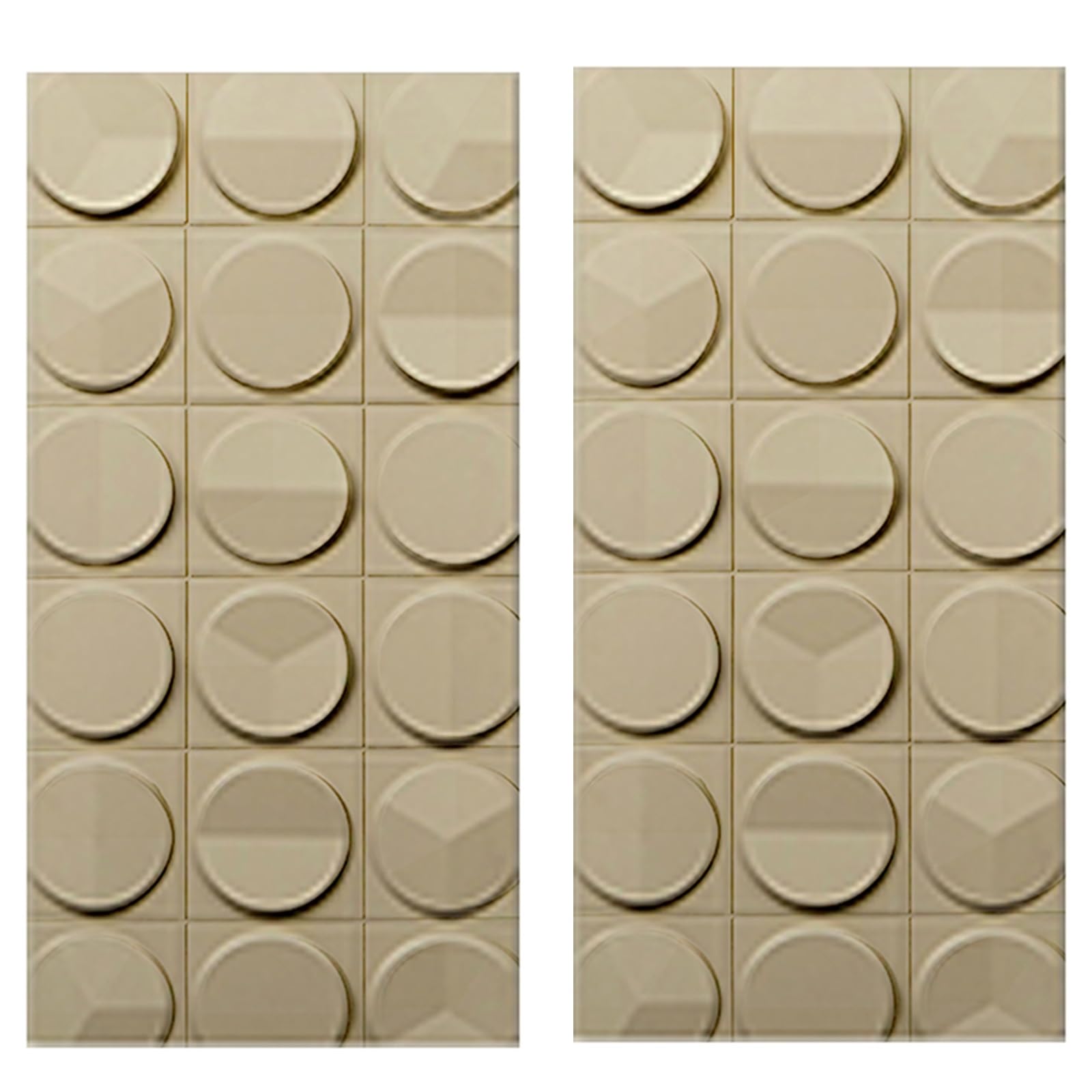 pannelli murali pannelli decorativi Pannelli da parete rettangolari in PU 3D, 2 pezzi, pannelli da parete commerciali impermeabili, pannelli di rivestimento per pareti per casa, hall, hotel, uffici, 4