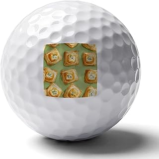 Goat Cheese Puff Custom Golf Ball Soft Practice Golf Balls Performance Distance and Speed for Indoor Outdoor