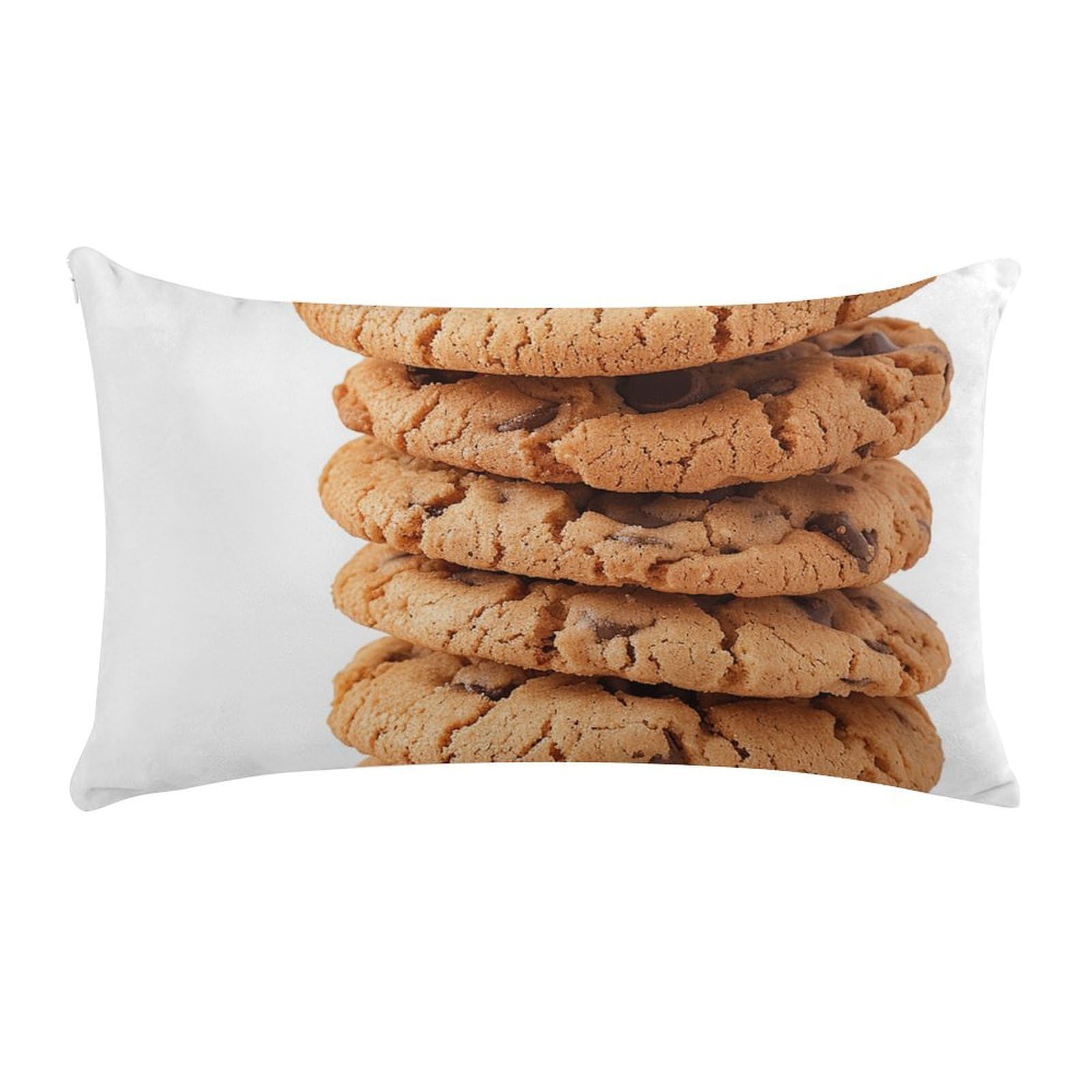 Biscuit Pillow Cases for Sofa, Super Soft Plush Pillow Cover with Zipper, Luxury Cozy Pillow Shams for All Seasons, Lightweight Pillowcases for Bedroom, 12" X 20"
