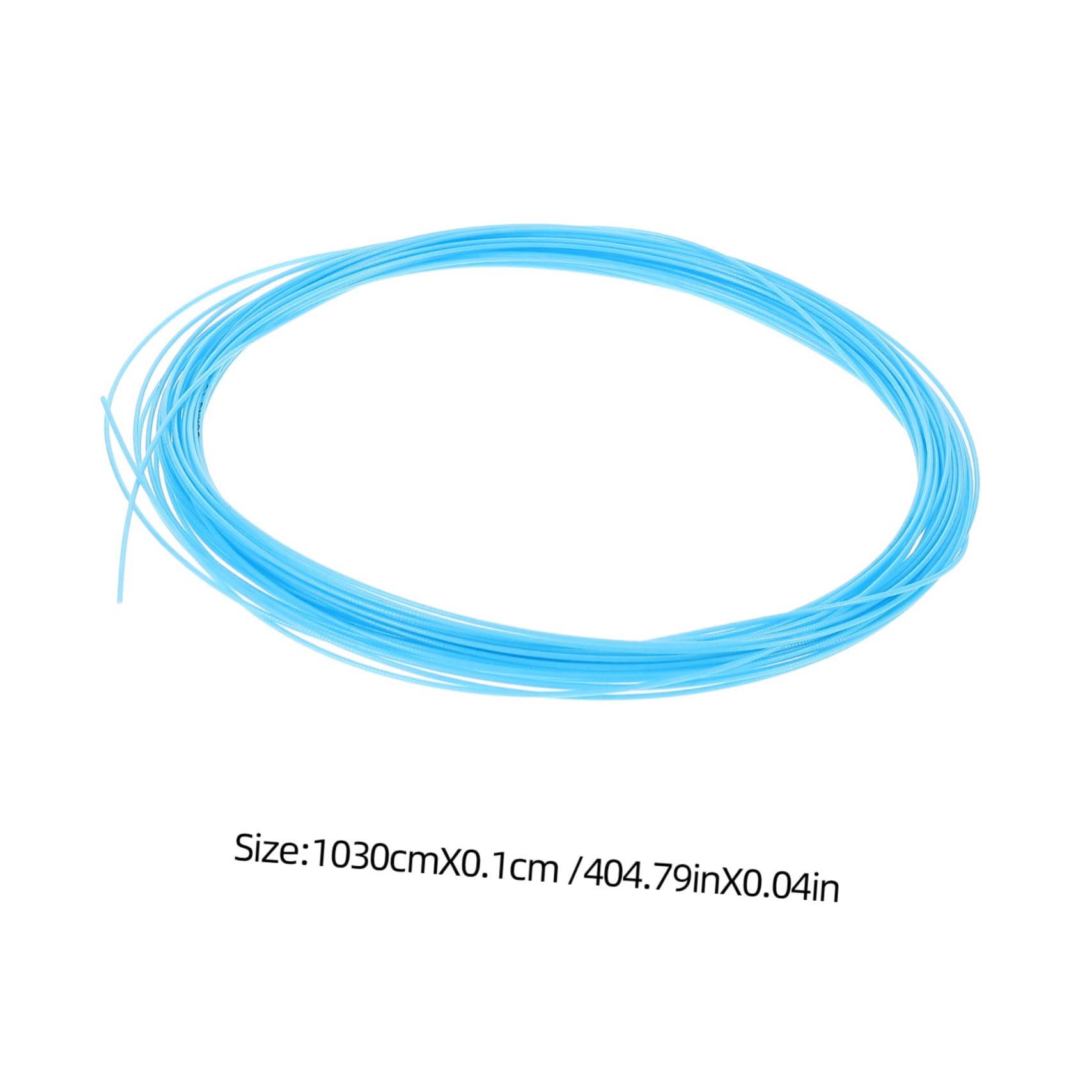 Toyvian Elastic Badminton String Tennis String Replacement Durable Nylon Line Easy to Cut 10 for Training