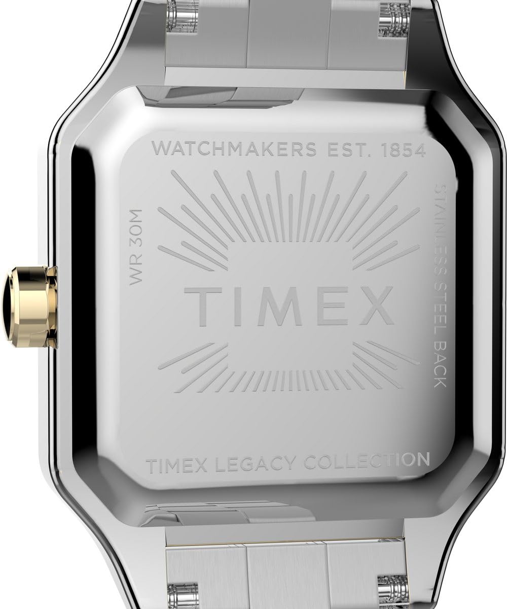 Timex Mujer Analógico Cuarzo Reloj Trend Legacy Addison con Correa de Acero Inoxidable