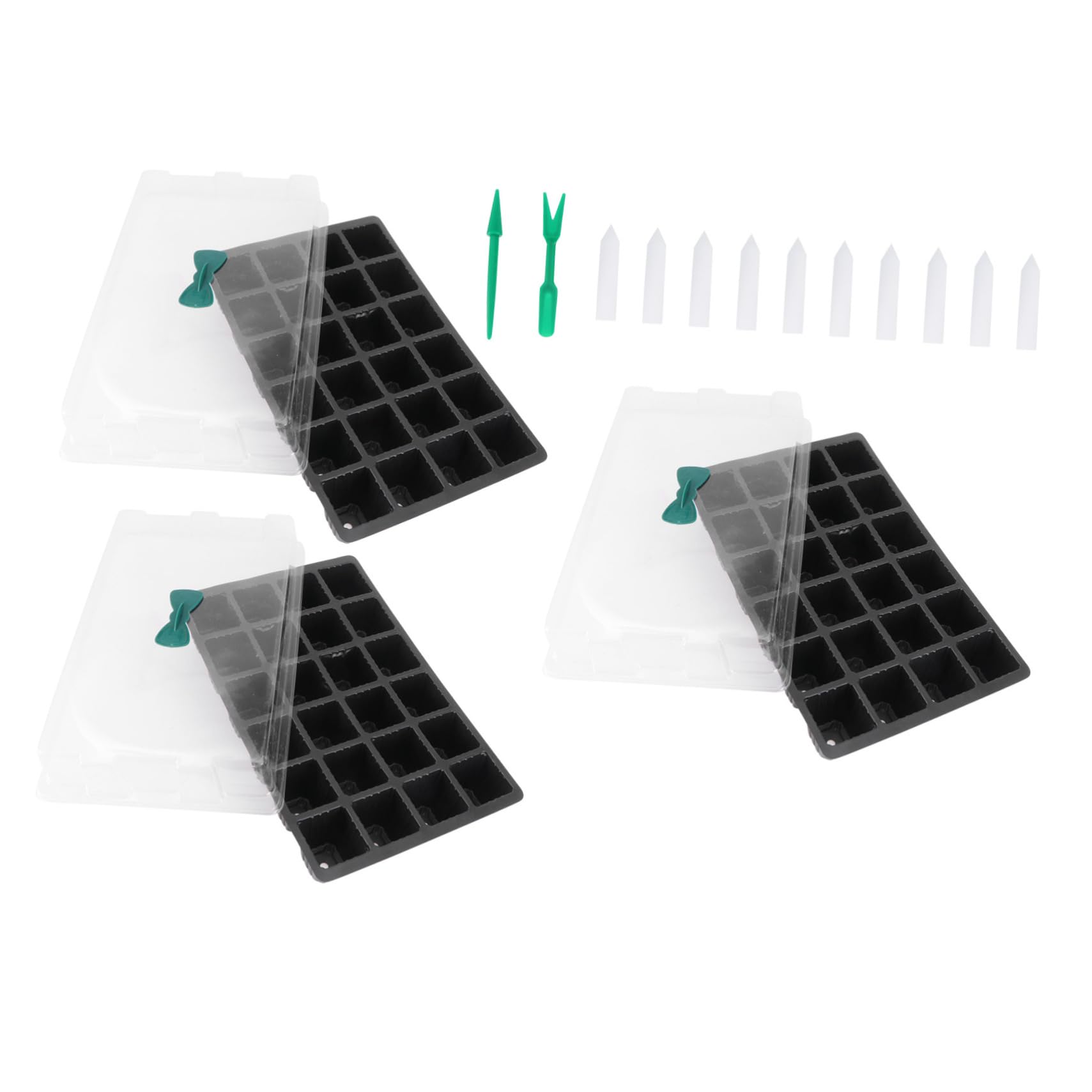 Hemobllo 6 Ensembles Kit de Germination Pratique de Boîtes de Culture avec Couvercle Transparent pour Semis de Plantes et Légumes Plateau Durable et pour Meilleur Environnement de