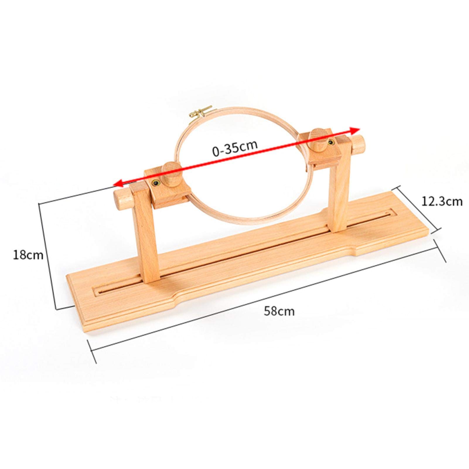 Kreuzstich-Ständer, Holz-Stickrahmen, Tisch und Schoß, freihändiger Ständer, Halter für Stickerei, Desktop, Kreuzstich, DIY-Bastelwerkzeug