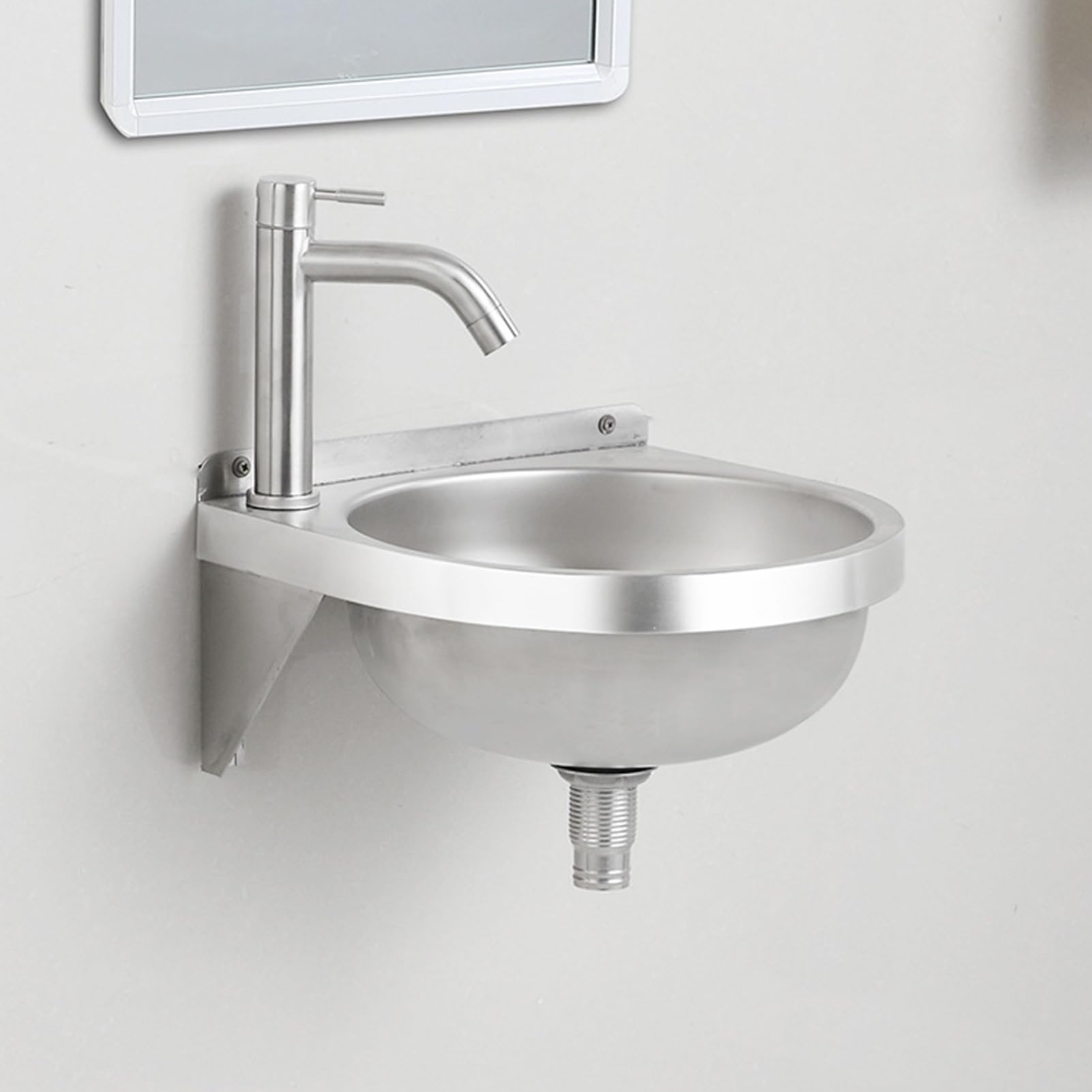 Lavabo di piccole dimensioni da bagno Lavabo Semircolare Per Lavaggio Mani | Lavello per doccia per toeletta ristorante ambiente domestico cucina lavanderia ambiente bagno servizi igienici caffè s