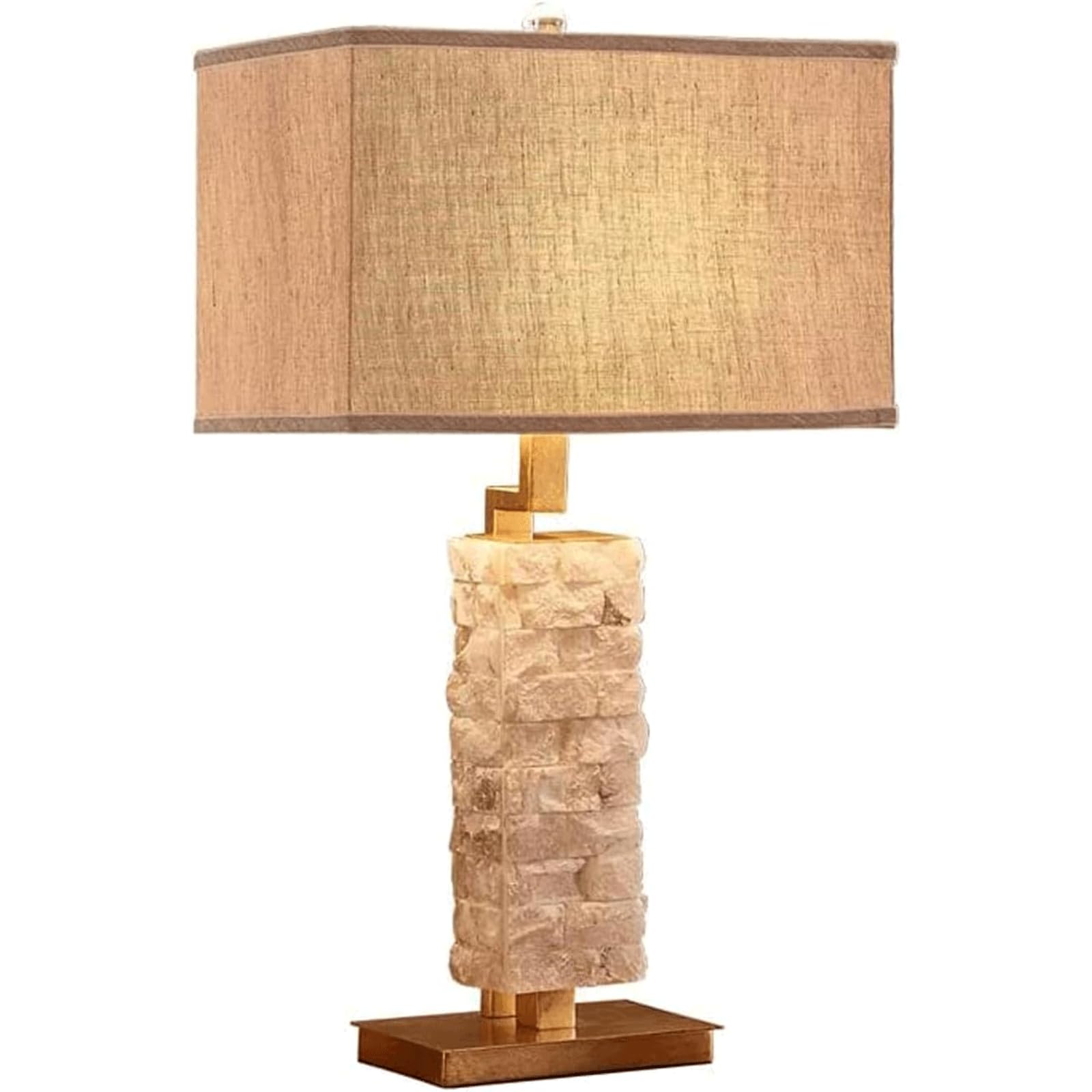 SGKOMN Desk Lighting Marble Table Lamp Exquisite Desk Lamp Modern Lamp Desk Nightstand Lamps Decoration Minimalist Bedside Lamps Work Lamp