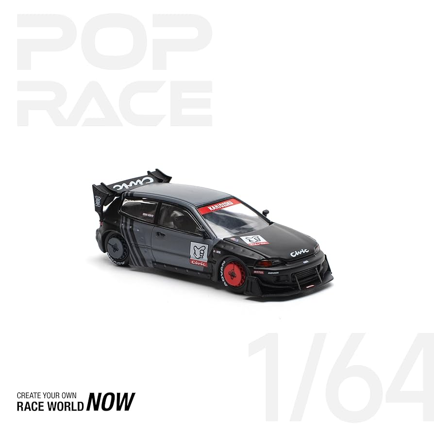 pop race 1/18 シビック Amazon | POP RACE 1/18 FK8 シビック Type R ホワイト 完成品