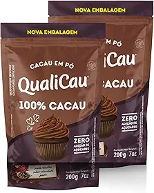 Kit Com 02 - Cacau em Pó 100% Cacau 200g QualiCau
