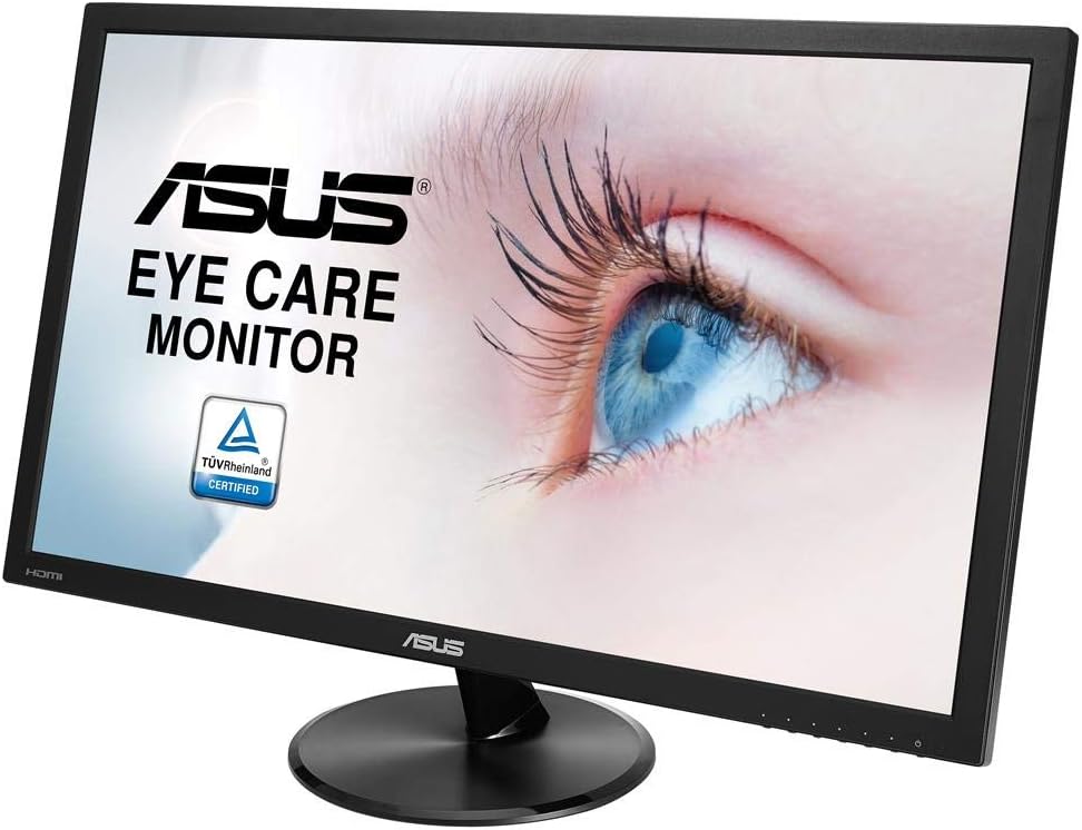 ASUS VP247HAE 24 (23.6) Monitor, FHD, 1920 x 1080, VA, HDMI, D-Sub, Flicker Free, Filtro Luce Blu, Certificazione TUV ASUS VP247HAE 24 (23.6) Monitor, FHD, 1920 x 1080, VA, HDMI, D-Sub, Flicker Free, Filtro Luce Blu, Certificazione TUV
