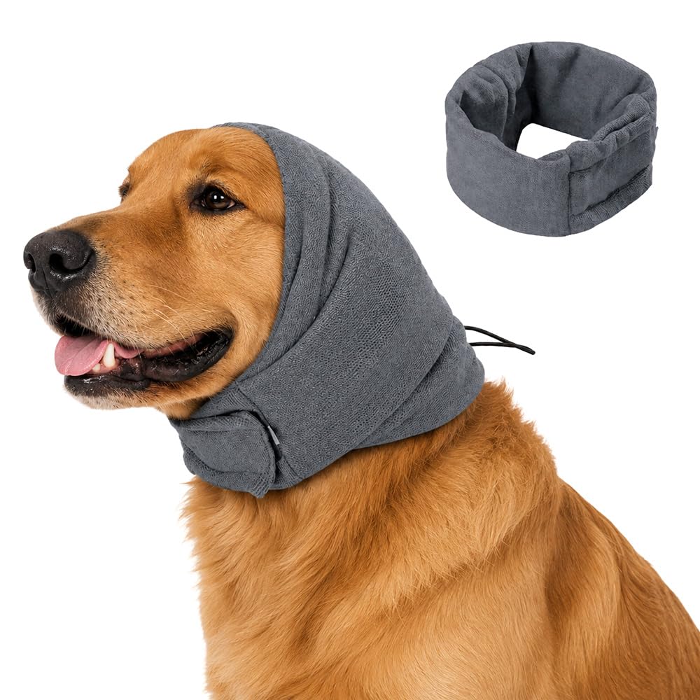 Adjustable Dog Snood Ear Protector for Grooming, Bathing & Outdoors