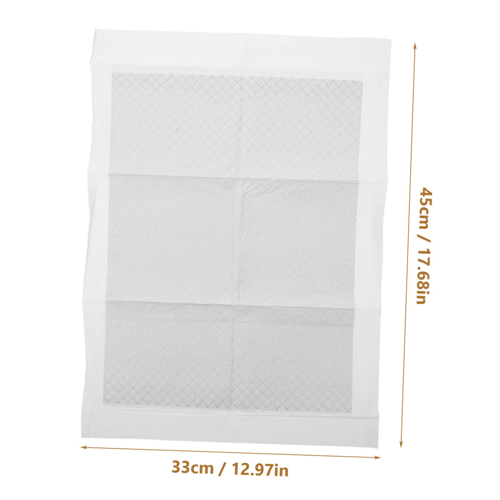 VANZACK 100 Alèses Jetables pour Chiens et Chats, Tapis de Propreté à Forte Absorption, Anti-Fuite, pour Cage ou Maison, Lot de 100 | Film Pe et Molécules de Charbon de Bambou, Usage Maison ou Chambre D’hôtel, Format Jetable