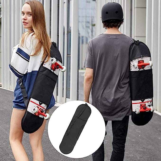 Sac à Bandoulière pour Skateboard Longband de Transport Imperméable Sport